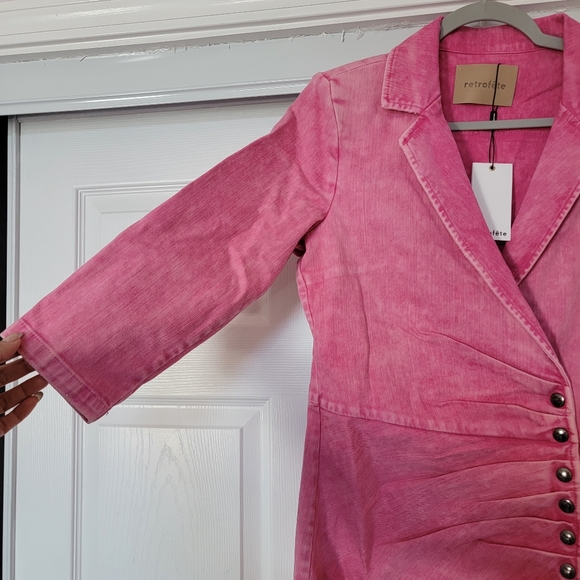 Retrofete Willa Dress inVintage Pink - Picture 8 of 10